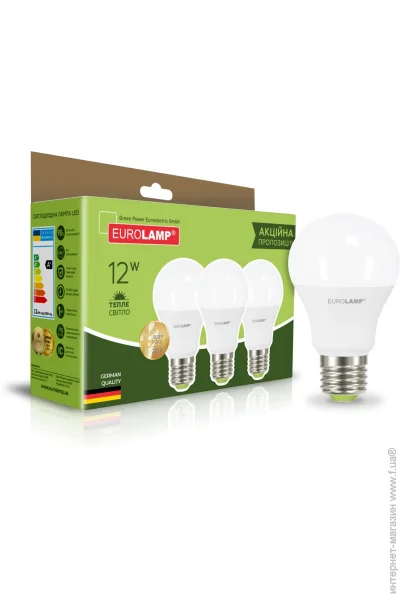   Eurolamp   3 . / . 12  A60  E27 220  3000  MLP-LED-A60-12273 (3)
