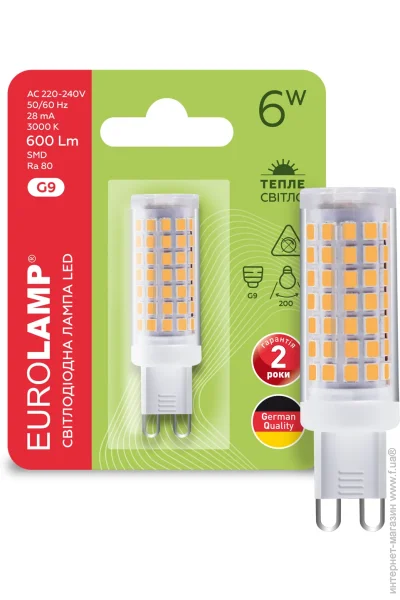   Eurolamp   6    G9 220  LED-G9-0630(220)