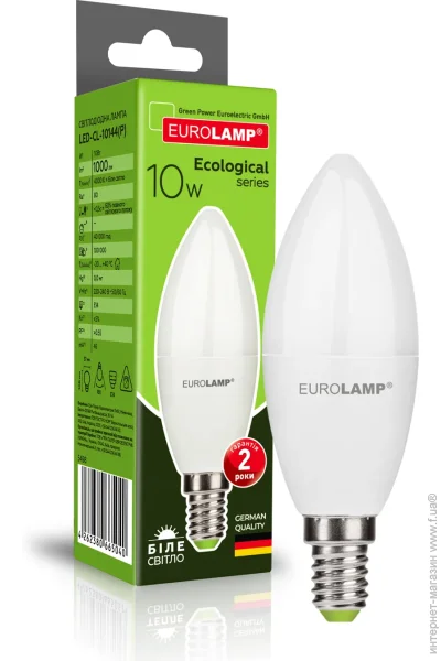   Eurolamp   ECO 10  Candle  E14 220  LED-CL-10144(P)