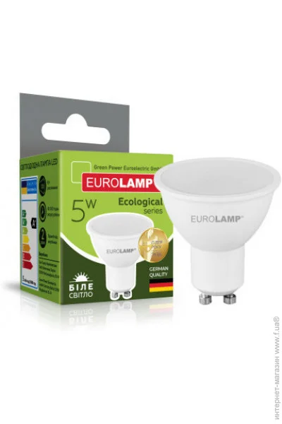 Eurolamp   LED SMD MR16 5W GU10 4000K 220V (LED-SMD-05104(P))