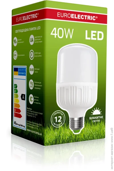   Eurolamp   Plastic 40  T120  E27 220  6500 