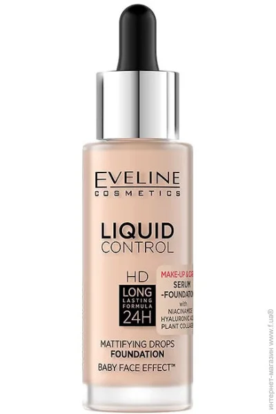  Eveline Cosmetics     002 SOFT PORCELAIN NIACYNAMID  LIQUID CONTROL, 32  (5903416048541)