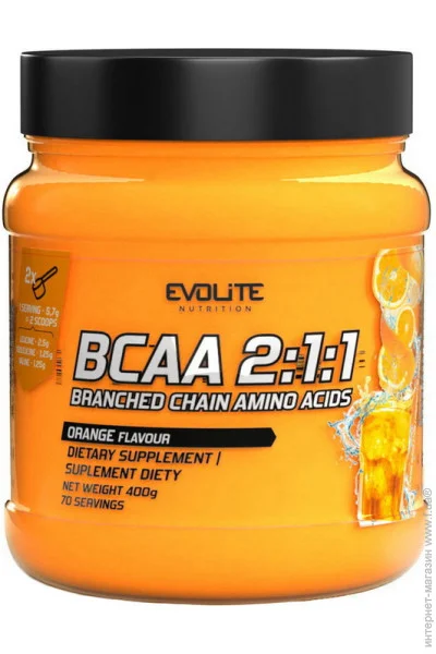  Evolite Nutrition BCAA 2:1:1 (400 g, orange) (22164-07)