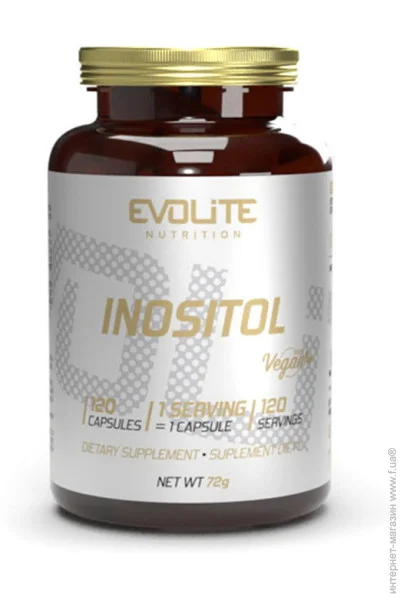Evolite Nutrition Inositol (120 veg caps) (22243-01)