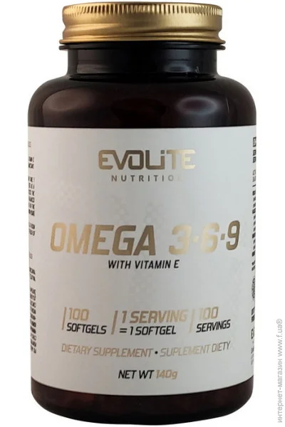 Evolite Nutrition Omega 3-6-9 (100 caps) (22223-01)