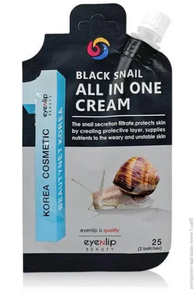         Eyenlip BLACK SNAIL ALL IN ONE CREAM 25ml (2202000007647)