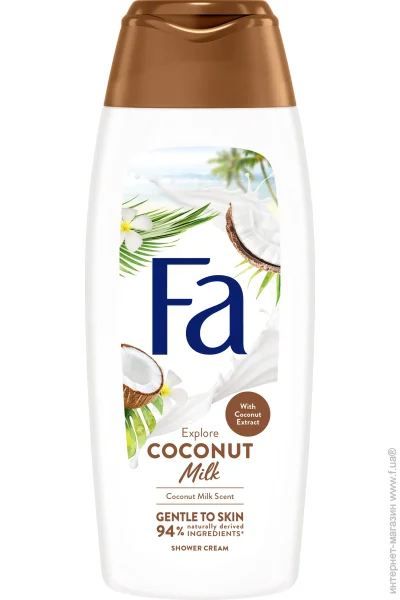 FA Гель для душу Кокосове молоко 400 мл FA Гель для душу Кокосове молоко 400 мл
