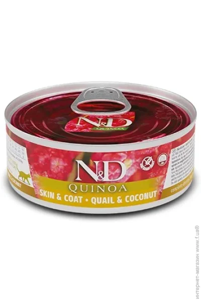      N&D Quinoa Skin&Coat   㳿  , ,    80 