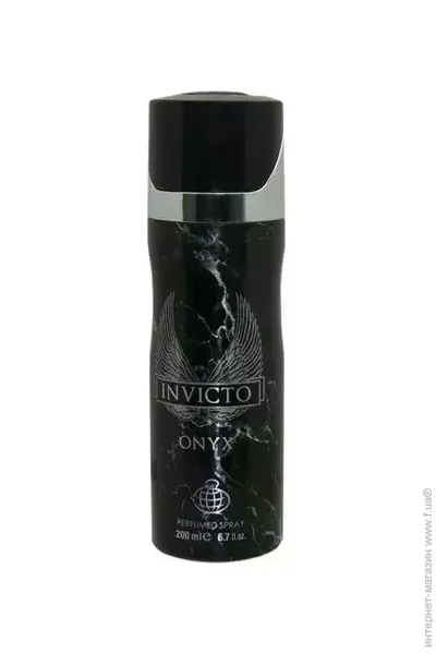 Дезодорант для мужчин Fragrance World Дезодорант для мужчин Fragrance World Invicto Onyx 200 мл Дезодорант для мужчин Fragrance World Дезодорант для мужчин Fragrance World Invicto Onyx 200 мл