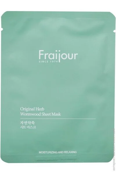  Fraijour Original Herb Wormwood Sheet Mask, 1  * 23  (8802929005904)