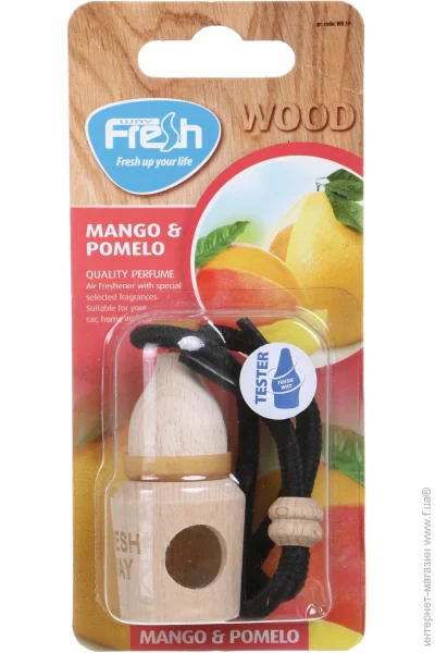   Fresh Way  Wood Blister Mango and Pomelo 5 