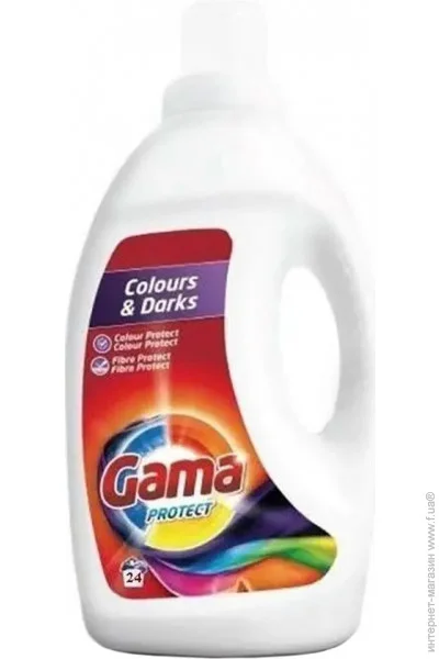 Гель для прання для кольорових речей Gama Protect Color & Black 1200 мл (8435495815983) Гель для прання для кольорових речей Gama Protect Color & Black 1200 мл (8435495815983)