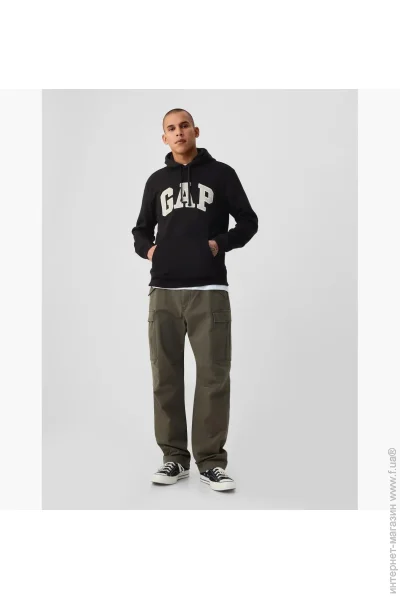 Кофта GAP Logo Hoodie Black (664312021-S) Кофта GAP Logo Hoodie Black (664312021-S)