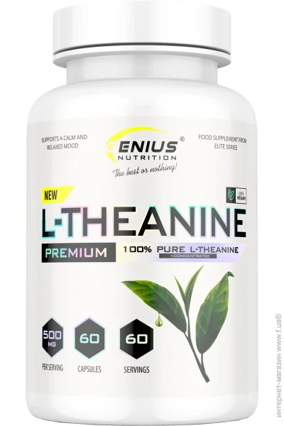 Genius Nutrition ³   L-Theanine 60 caps