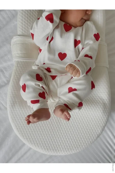 German Volf Детские красное сердечко р.110 белый 24001 German Volf Детские красное сердечко р.110 белый 24001