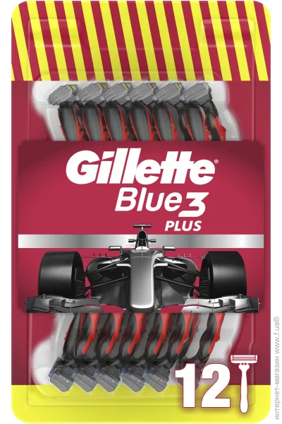 Gillette   Blue3 Plus Nitro 12 .