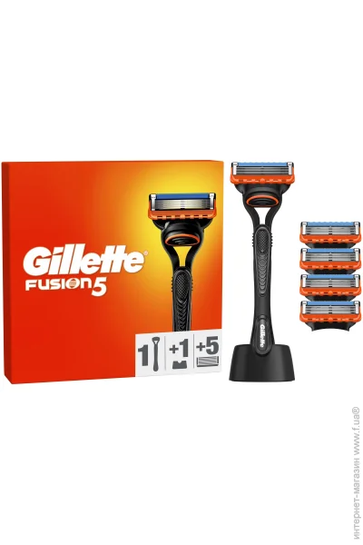 Gillette    Fusion 5  5   +   1 .