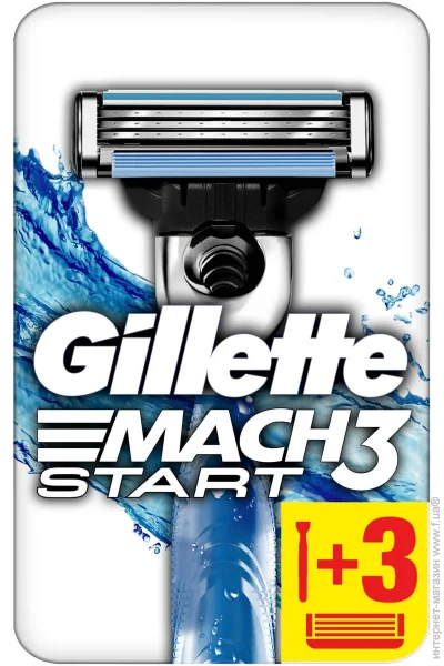 Gillette Mach3 Start   Aqua-Grip     (7702018464005)
