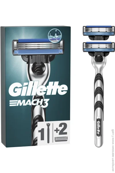 Gillette Mach 3 + 2   (7702018020676)