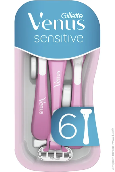 Gillette   Sensitive 6 .