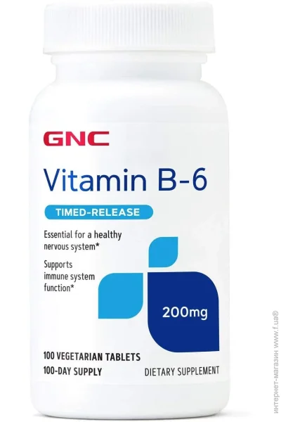 GNC ³ Vitamin B-6 100 (4384303305)