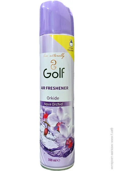 Освежитель воздуха Golf Home освіжувач повітря ВОДНА ОРХ ДЕЯ 300мл (8697405600670) Освежитель воздуха Golf Home освіжувач повітря ВОДНА ОРХ ДЕЯ 300мл (8697405600670)