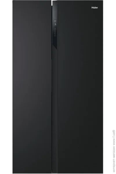 Side-by-side  Haier HSR3918ENPB No Frost