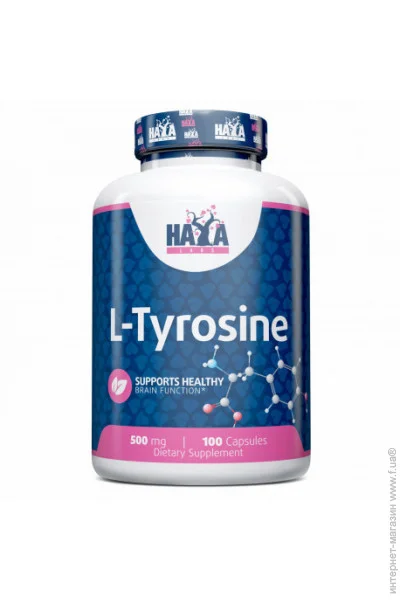 Haya Labs L-Tyrosine 500 mg, 100 
