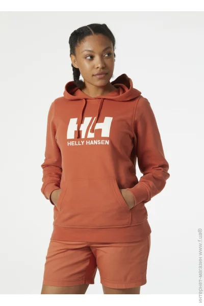  Helly Hansen Logo Hoodie (33978-179-S)