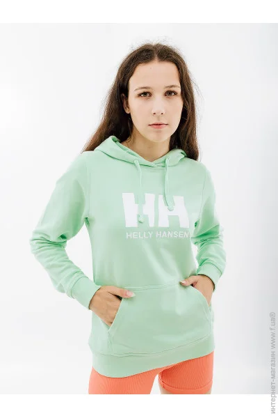  () Helly Hansen   W HH LOGO HOODIE  M (7d33978-419 M)