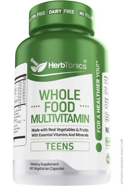 ³ Herbtonics ֳ    - Whole Food Multivitamin for Teens 60  (4384307146)