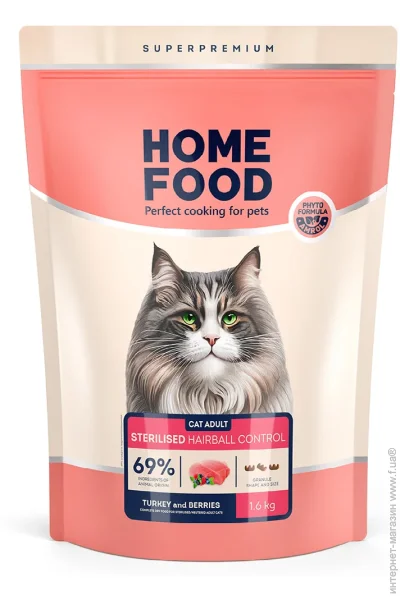         Hairball control For sterilised/neutered 1,6 