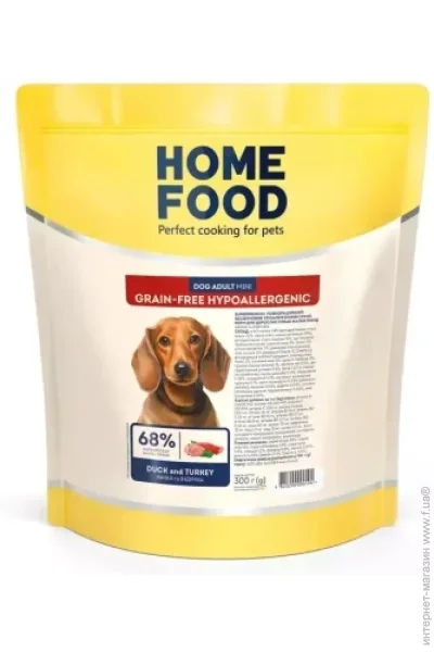  Home Food     Home Food ADULT MINI Grain-free hypoallergenic     300  (4820290090194)