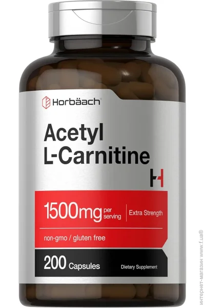  Horbaach  - Acetyl L-Carnitine 1500mg 200  (4384307436)