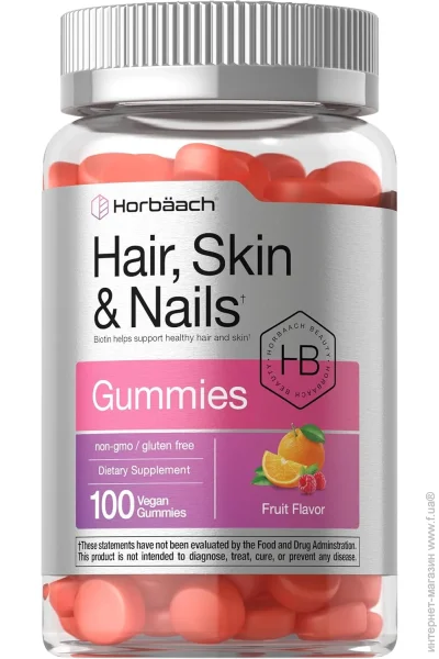 ³ Horbaach  -     Hair Skin and Nails Gummies 100  (4384307603)