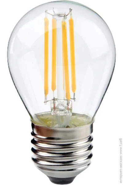 Horoz Electric Filament Ball-6 LED 6W  27 2700 700Lm 220-240V/1/100 (001-089-0006-040)