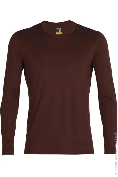 Icebreaker  200 Oasis LS Crewe Men Brick Red XL (1052-104 365 064 XL)