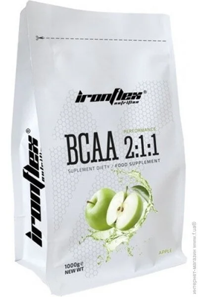  Ironflex BCAA Performance 2-1-1 1000 g /200 servings/ Apple (000012477)