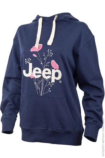  Jeep HOODED OVERSIZE SWEATSHIRT Botanical Print (O102606-A184-M)