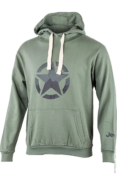  () Jeep   HOODED SWEATSHIRT STAR  L (O102568-E845 L)
