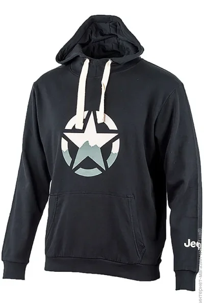  Jeep HOODED SWEATSHIRT STAR (O102568-B000-M)