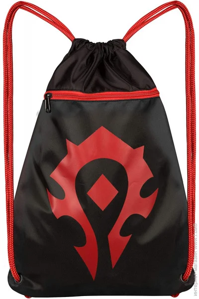   ,  Jinx World of Warcraft. Horde Loot Bag, Black/Red (JINX-8623)