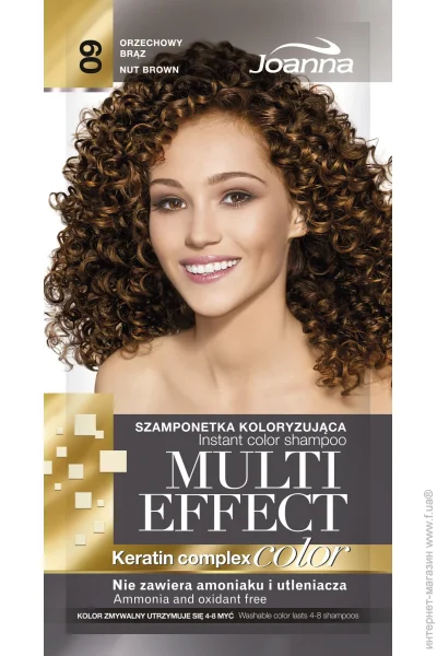 Шампунь-фарба Joanna № 09 горіх 35 г 30 мл (267591) Шампунь-фарба Joanna № 09 горіх 35 г 30 мл (267591)