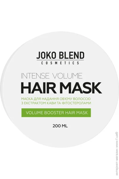Маска для волос Joko Blend Cosmetics Маска для придания объема Intense Volume Joko Blend 200 мл (4823099501830) Маска для волос Joko Blend Cosmetics Маска для придания объема Intense Volume Joko Blend 200 мл (4823099501830)