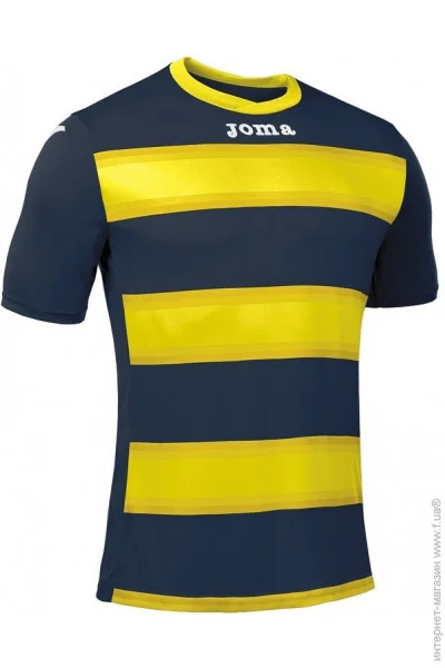 Спортивна футболка Joma Europa III M, темно-синій/жовтий (100405.339) Спортивна футболка Joma Europa III M, темно-синій/жовтий (100405.339)