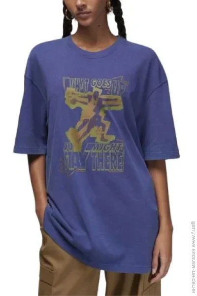   Jordan T-Shirt Oversized Heritage (FD7208-502-XS)