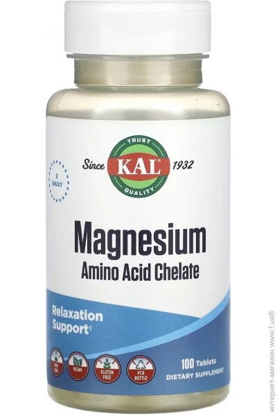 ̳  , Magnesium Amino Acid Chelate, KAL, 100  (CAL81123)