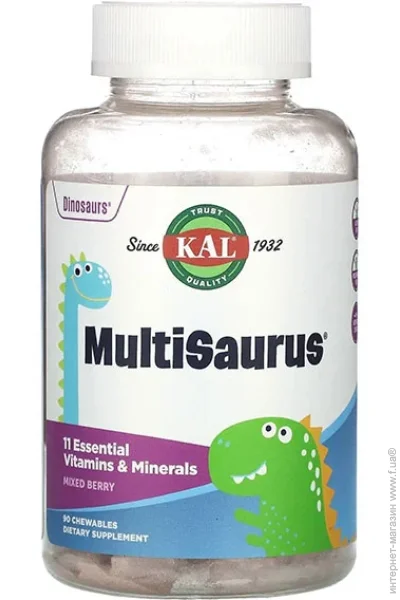   KAL MultiSaurus 90 Chewables Mixed Berry (000023514)