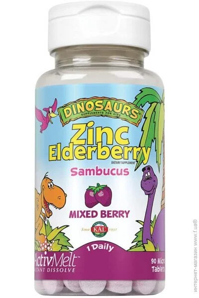 KAL ³ Zinc Elderberry 90   (4384303027)