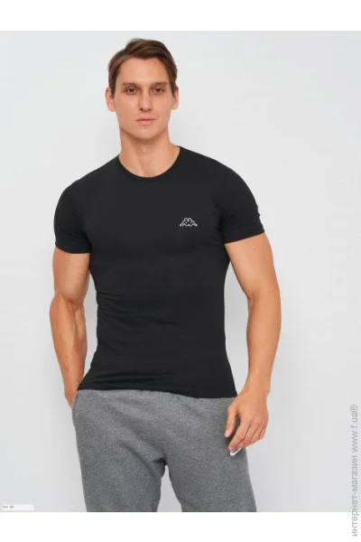   Kappa  T-shirt Mezza Manica Girocollo   2XL K1306 Nero 2XL